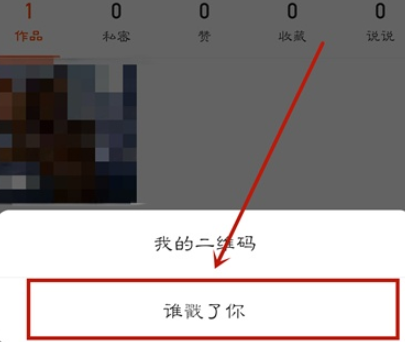 快手谁戳了你查询方法介绍