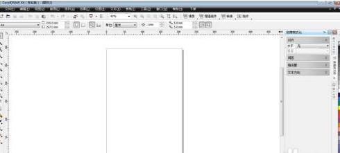 如何用CorelDRAW x4 拉出辅助线?