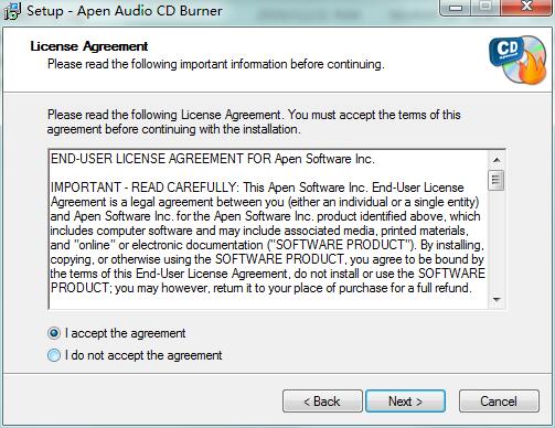 Apen Audio CD Burner截图