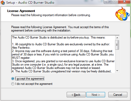 Audio CD Burner Studio截图