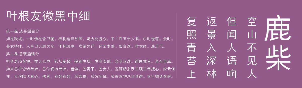 叶根友微黑中细截图