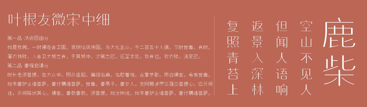 叶根友微宋中细截图