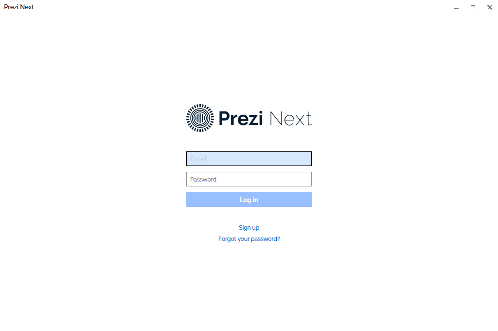 Prezi Next截图