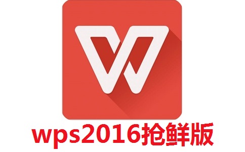 wps2016抢鲜版段首LOGO