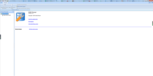 MSDE Manager截图