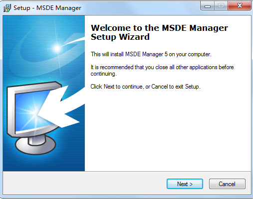MSDE Manager截图