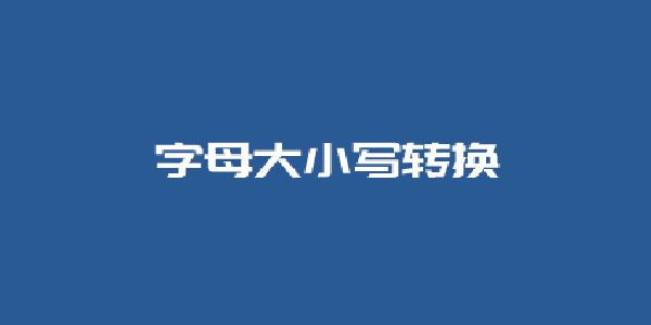 字母大小写转换器截图