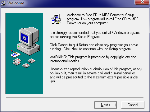 CD/MP3转换器(Free CD to MP3 Converter)截图