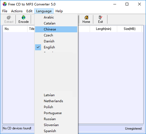 CD/MP3转换器(Free CD to MP3 Converter)截图
