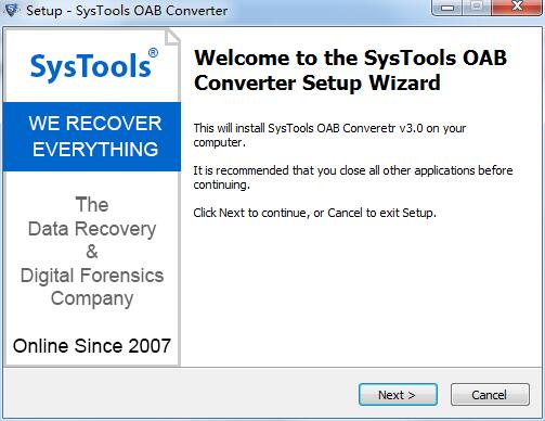 SysTools OAB Converter截图