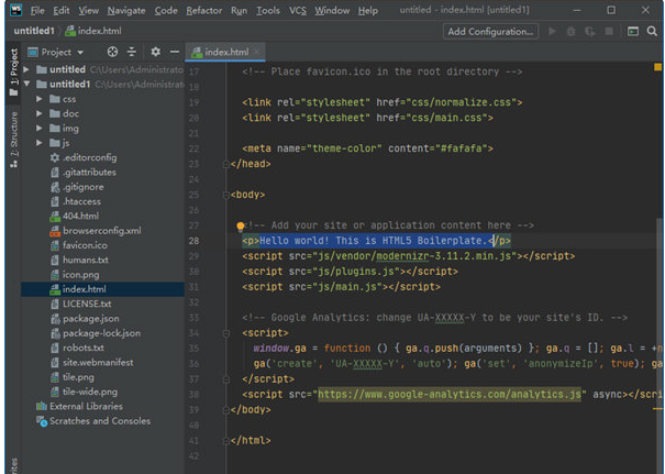 WebStorm 2020截图