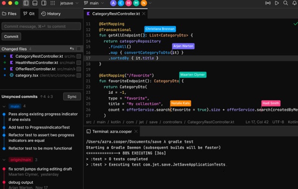 jetbrains fleet截图