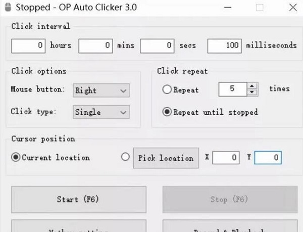 auto clicker截图