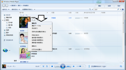 Windows Media Player截图
