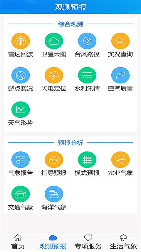 天津气象截图