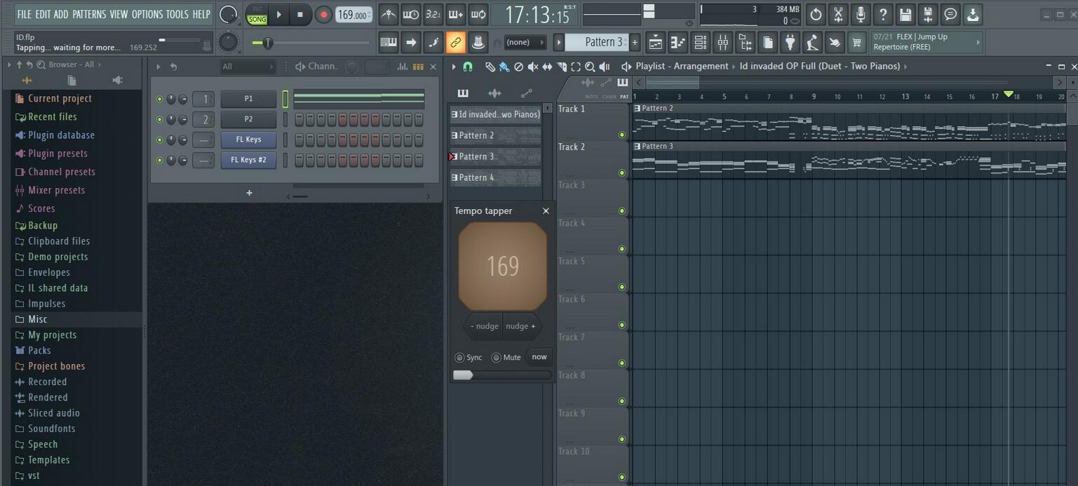 FLstudio怎么设置节拍