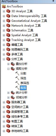 ArcGIS中如何对矢量数据裁剪?