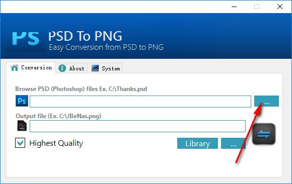 PSD To PNG(PSD转PNG格式工具)