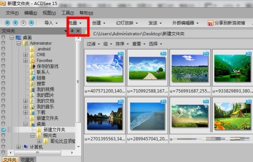怎样用Acdsee批量修改图片大小?