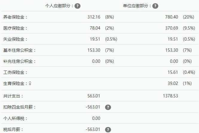 上海工资计算器2017下载 绿色版