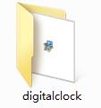 digital clock截图