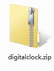 digital clock截图