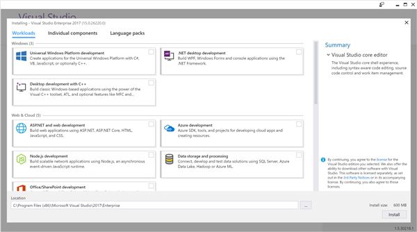 Microsoft Visual Studio截图