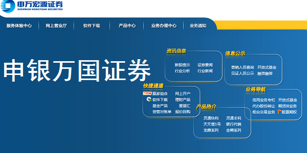 申银万国证券截图