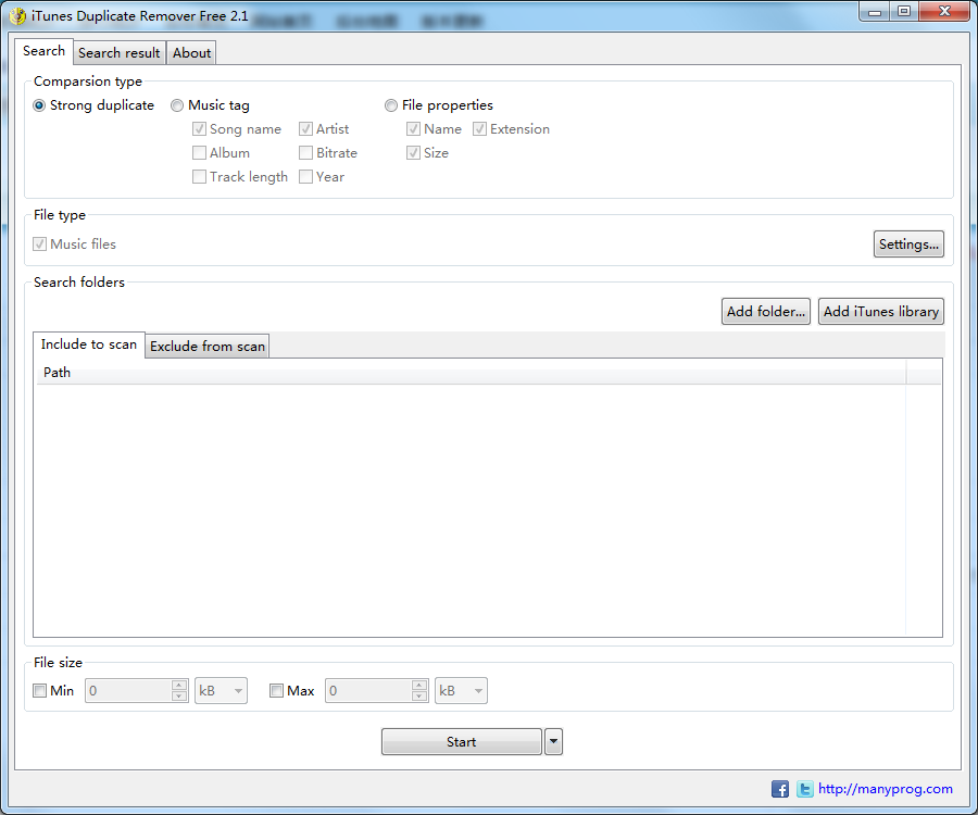 iTunes Duplicate Remover Free截图
