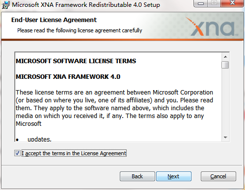 Microsoft XNA Framework截图